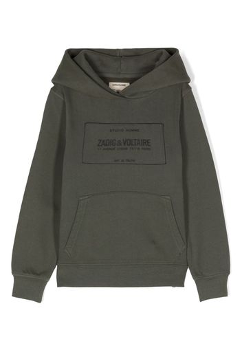 Zadig & Voltaire Kids Felpa con cappuccio - Verde