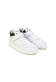 Zadig & Voltaire Kids mid-top lace-up sneakers - Bianco