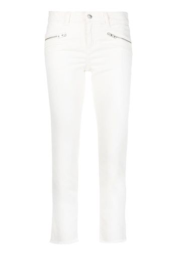 Zadig&Voltaire Jeans slim crop Ava - Bianco