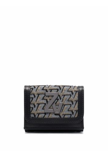 Zadig&Voltaire monogram trifold wallet - Nero