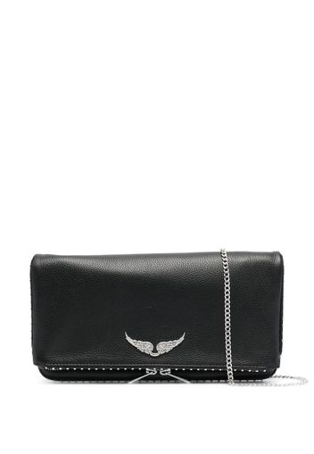 Zadig&Voltaire Borsa a spalla con placca logo - Nero