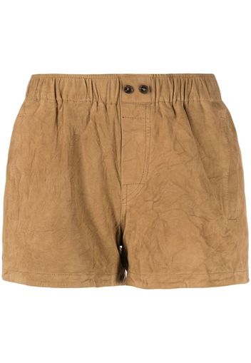 Zadig&Voltaire Paxi suede shorts - Marrone