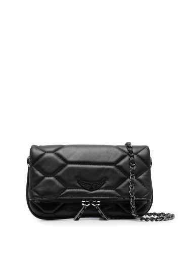 Zadig&Voltaire Rock Mat Scale clutch bag - Nero