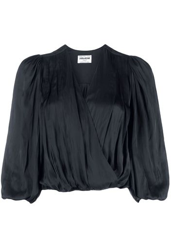 Zadig&Voltaire Blusa con scollo a V - Nero