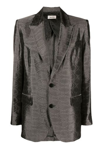 Zadig&Voltaire Blazer Vegy con effetto jacquard - Argento