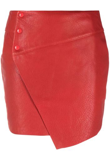 Zadig&Voltaire Minigonna Junko Cuir in pelle - Rosso