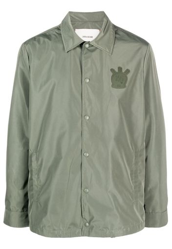 Zadig&Voltaire Giacca-camicia Bertie Skull - Verde