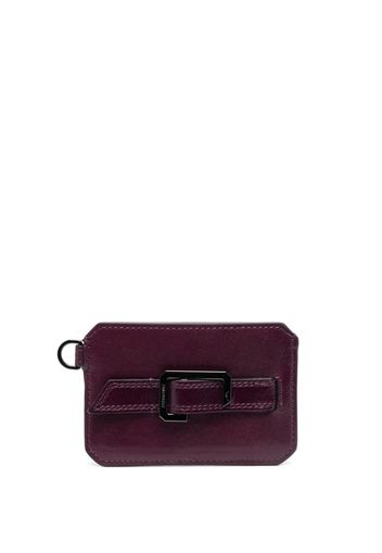 Zadig&Voltaire Le Cecilia leather card holder - Viola