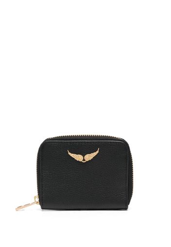 Zadig&Voltaire small ZV calf-leather wallet - Nero