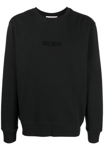 Zadig&Voltaire logo-print cotton sweatshirt - Nero