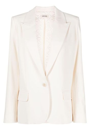 Zadig&Voltaire single-breasted blazer - Toni neutri