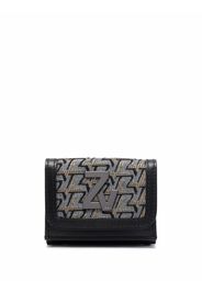 Zadig&Voltaire monogram trifold wallet - Nero