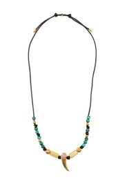 Zadig&Voltaire Amour brass beaded necklace - Oro