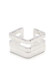 Zadig&Voltaire brass angular ring - Argento