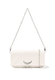 Zadig&Voltaire Rock Swing Your Wings clutch bag - Bianco