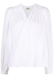 Zadig&Voltaire Tenew wrapped blouse - Bianco