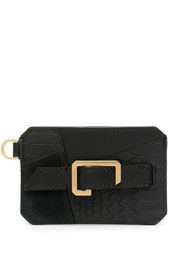 Zadig&Voltaire Le Cecilia textured card holder - Nero