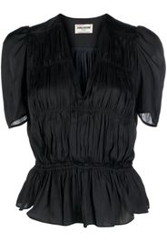 Zadig&Voltaire Blusa con ruches - NOIR