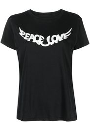 Zadig&Voltaire Walk Peace & Love cotton T-shirt - Nero