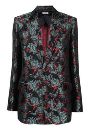 Zadig&Voltaire floral-jacquard single-breasted blazer - Nero