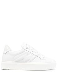 Zadig&Voltaire logo-embossed leather low-top sneakers - Bianco