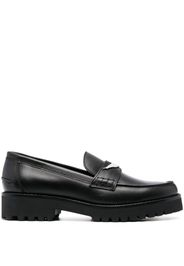 Zadig&Voltaire wings-plaque leather loafers - Nero