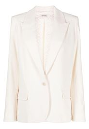 Zadig&Voltaire single-breasted blazer - Toni neutri