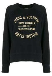 Art Is Truth embroidered sweatshirt