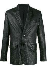 crinkle effect blazer