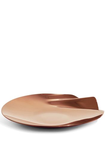 Zaha Hadid Design Serenity stainless steel platter - Marrone