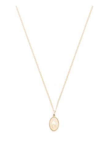 ZAHAVA Collana con pendente Camel Guidance in oro 10kt con diamanti