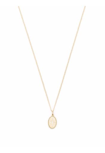 ZAHAVA 10kt yellow gold Star diamond pendant necklace - Oro