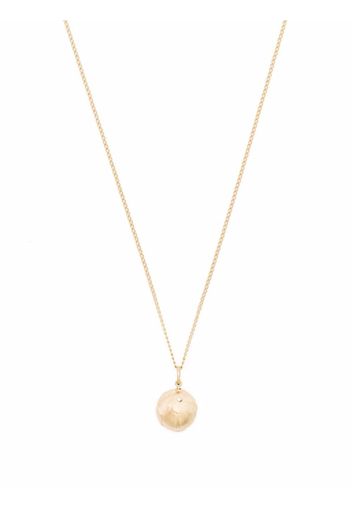 ZAHAVA 10kt yellow gold medium Atlas London diamond pendant necklace - Oro