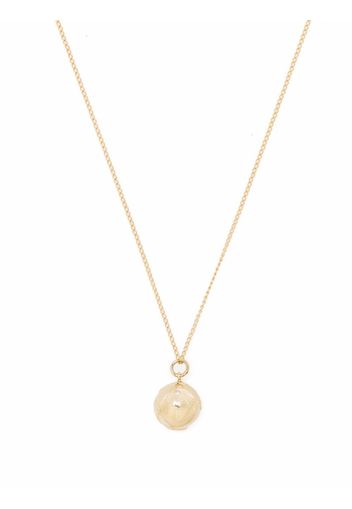 ZAHAVA 10kt yellow gold medium Atlas Paris diamond pendant necklace - Oro