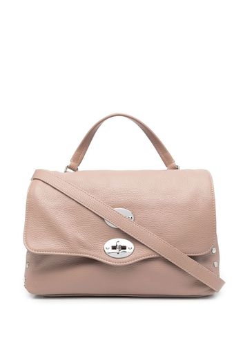 Zanellato Postina grained-leather tote bag - Rosa