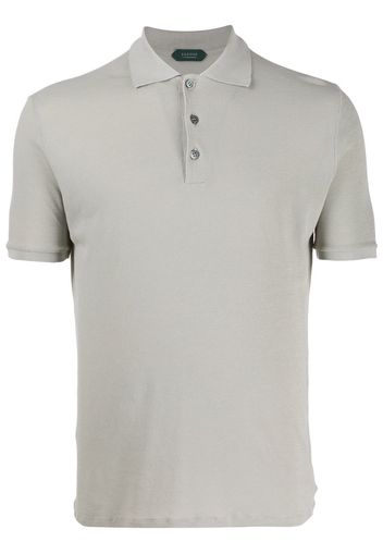 fitted polo shirt