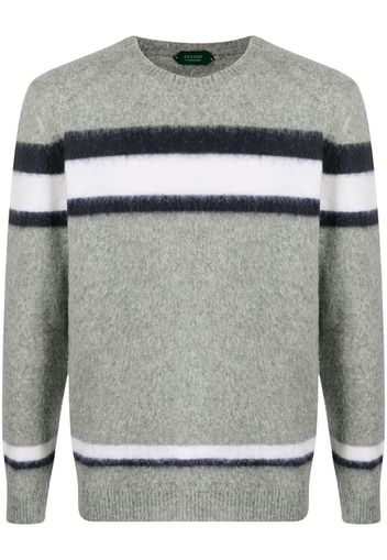 striped virgin wool jumper