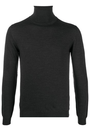 slim-fit roll-neck jumper