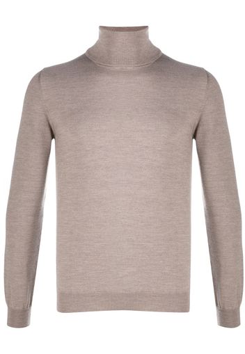 roll-neck knit jumper