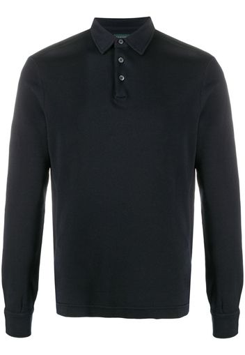 long-sleeved polo shirt