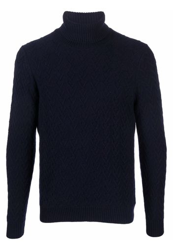 Zanone Maglione a collo alto - Blu