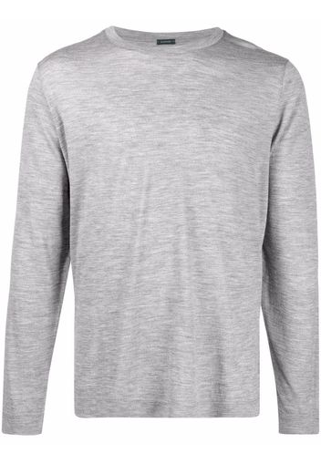 Zanone marled jersey T-shirt - Grigio