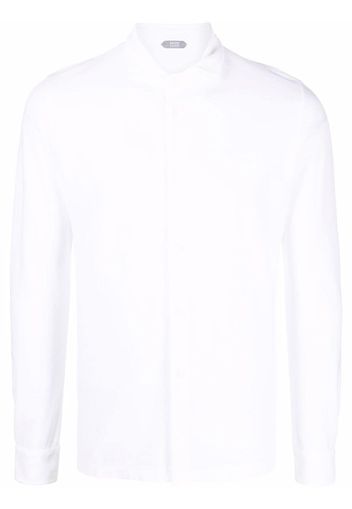 Zanone long-sleeved cotton shirt - Bianco