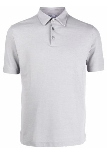 Zanone short-sleeved polo shirt - Grigio