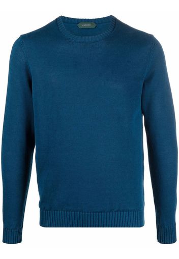 Zanone crew-neck jumper - Blu