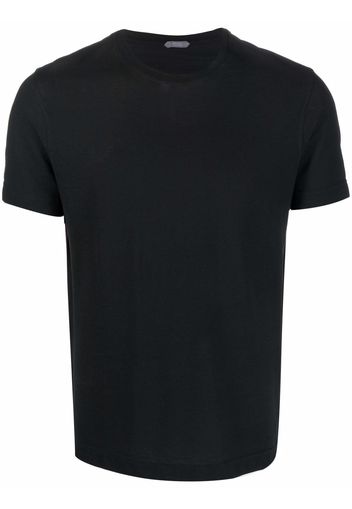 Zanone short-sleeved cotton T-shirtshort-sleeved cotton T-shirt - Nero