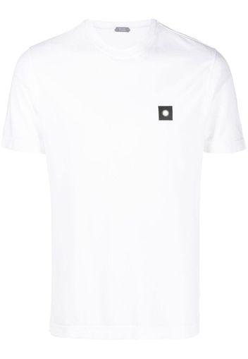 Zanone T-shirt con applicazione - Bianco