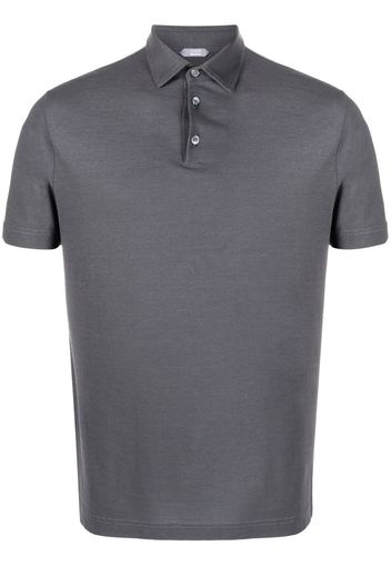 Zanone basic short-sleeved polo shirt - Grigio