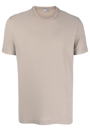Zanone short-sleeved cotton T-shirt - Toni neutri