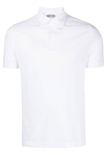 Zanone basic short-sleeved polo shirt - Bianco